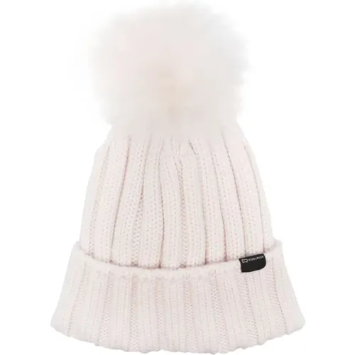 Luxury Cashmere Pom-Pom Beanie , female, Sizes: S, M - Woolrich - Modalova