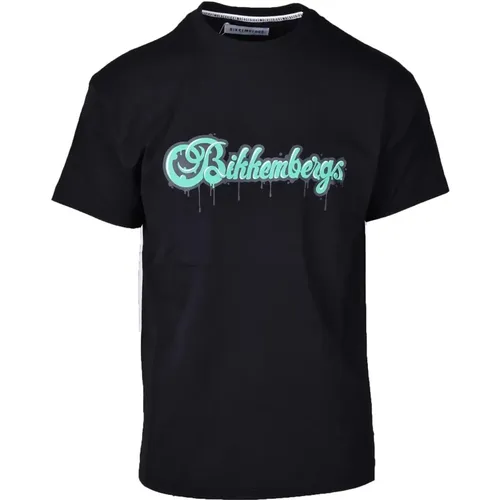 Stylish Cotton T-Shirt for Men , male, Sizes: S, L, M - Bikkembergs - Modalova