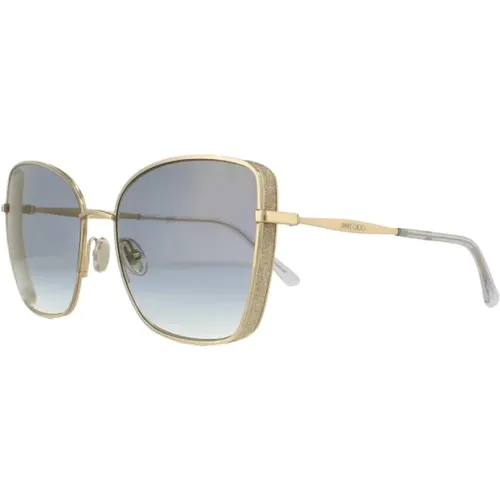 Rosa Metall Sonnenbrille für Frauen - Jimmy Choo - Modalova