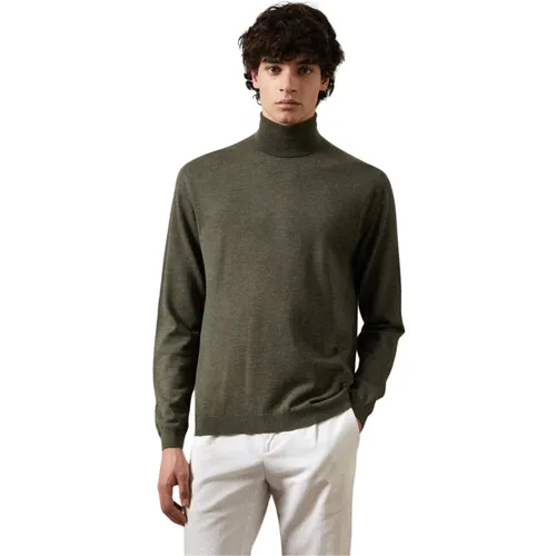 Turtleneck aus extrafeiner Merinowolle , Herren, Größe: XL - Massimo Alba - Modalova