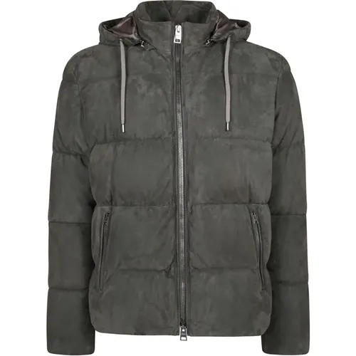 Wildleder Bomberjacke Herno - Herno - Modalova