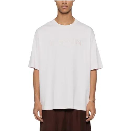 Paris Cotton T-Shirt , male, Sizes: S, L, XL - Lanvin - Modalova