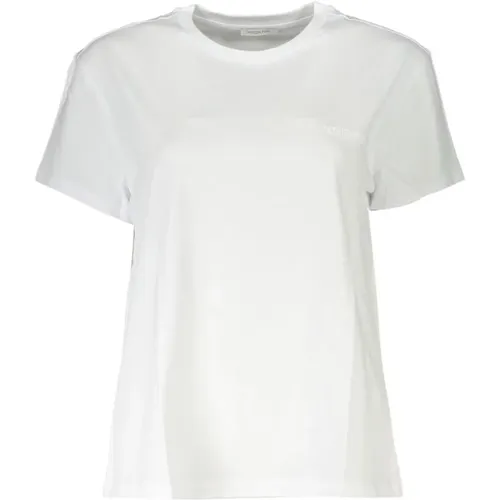 Chic Round Neck T-Shirt in Cotton , female, Sizes: L, M, S, XS - PATRIZIA PEPE - Modalova