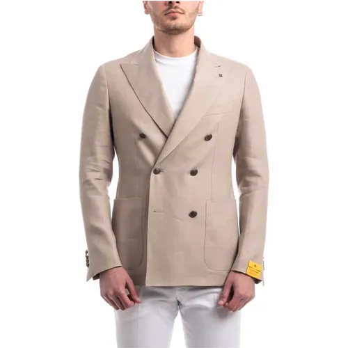 Double-Breasted Jacket , male, Sizes: XL - Tagliatore - Modalova