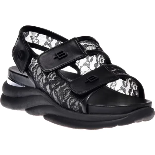 Sandal in black lace Baldinini - Baldinini - Modalova