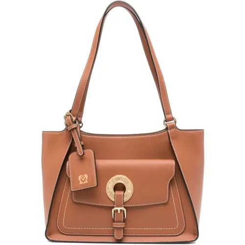 Faux Leather Tote Bag , female, Sizes: ONE SIZE - Love Moschino - Modalova