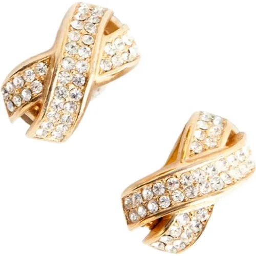 Pre-owned earrings , female, Sizes: ONE SIZE - Dior Vintage - Modalova