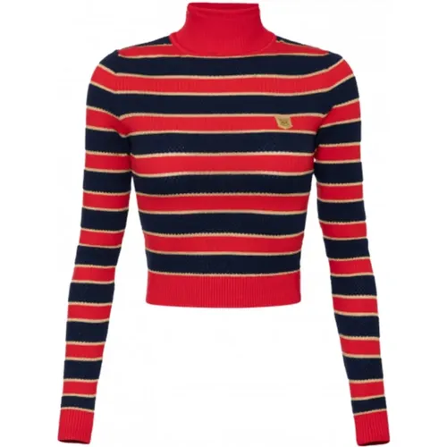 Roter Pullover Mk78q46e2 , Damen, Größe: S - Elisabetta Franchi - Modalova