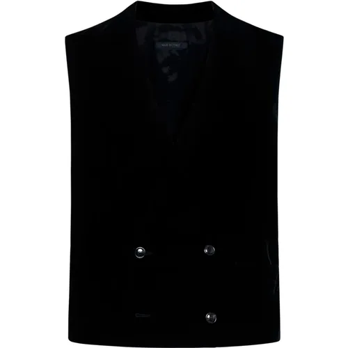 Double-Breasted V-Neck Jacket , male, Sizes: M, L - Giorgio Armani - Modalova