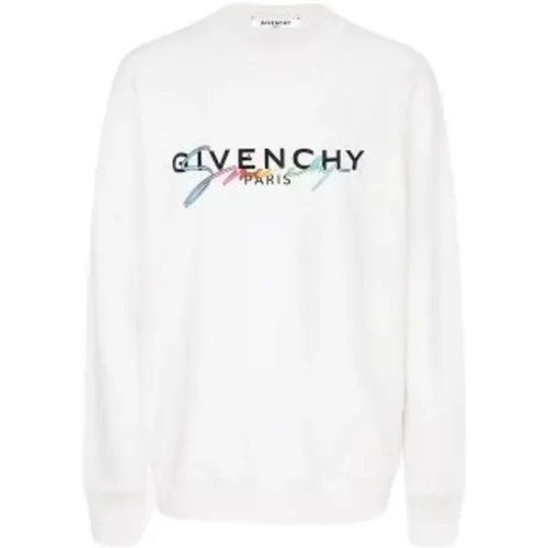 Weiße Classic Fit Sweatshirt , Herren, Größe: S - Givenchy - Modalova