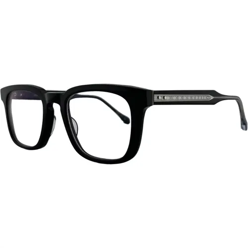 Schwarze Brillenfassungen , unisex, Größe: 50 MM - Matsuda - Modalova