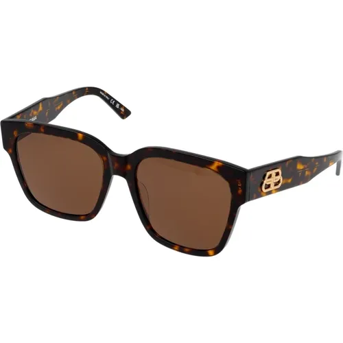 Stylische Sonnenbrille Bb0056S , Damen, Größe: 55 MM - Balenciaga - Modalova