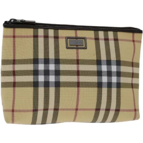 Pre-owned Canvas pouches , female, Sizes: ONE SIZE - Burberry Vintage - Modalova