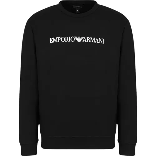 Crew Neck Sweatshirt , Herren, Größe: M - Emporio Armani - Modalova