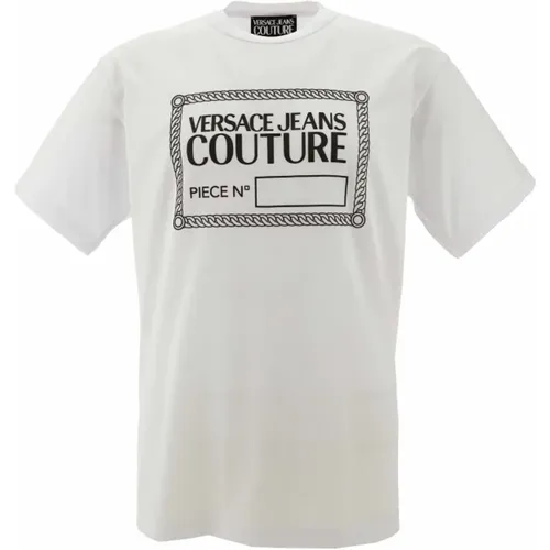 Kultiges Logo Herren T-Shirt , Herren, Größe: S - Versace Jeans Couture - Modalova