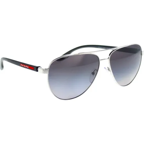 Sport Sonnenbrille mit Verlaufsgläsern , Herren, Größe: 61 MM - Prada - Modalova