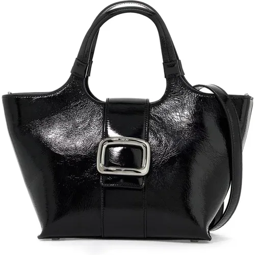 Patent Leather Mini Tote Bag , female, Sizes: ONE SIZE - Roger Vivier - Modalova