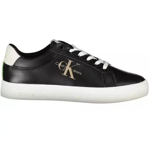 Contrasting Detail Sneaker for Women , female, Sizes: 5 UK, 6 UK, 7 UK, 3 UK - Calvin Klein - Modalova