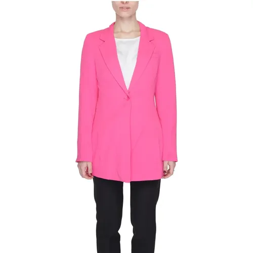 Fuchsia Geknöpfter Blazer für Frauen - Vero Moda - Modalova