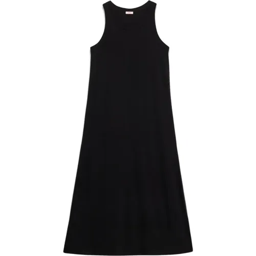 Jersey Kleid mit Sportlichem Schnitt , Damen, Größe: M - Oltre - Modalova