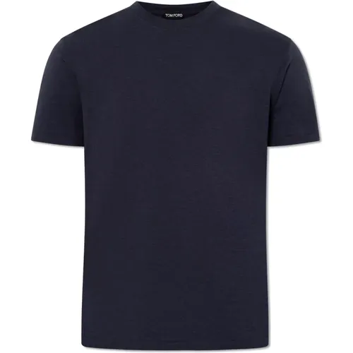 T-Shirt mit Logo , Herren, Größe: XL - Tom Ford - Modalova