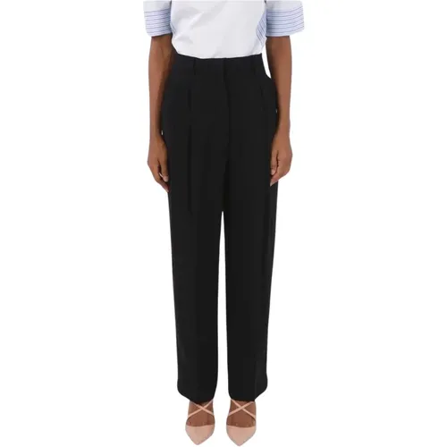 Elegante Schwarze Plissee Hose - TORY BURCH - Modalova