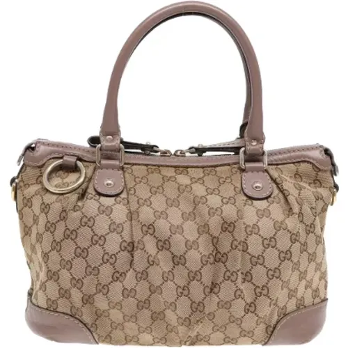 Pre-owned Canvas gucci-bags , female, Sizes: ONE SIZE - Gucci Vintage - Modalova