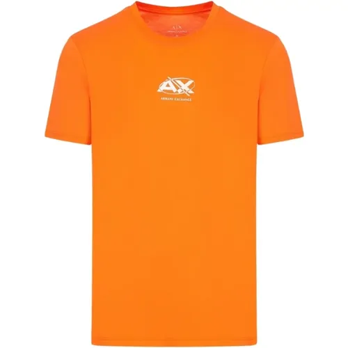 Classic Men`s T-Shirt , male, Sizes: L, XL - Armani Exchange - Modalova