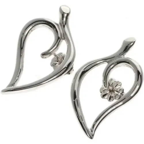 Pre-owned Silver earrings , female, Sizes: ONE SIZE - Tiffany & Co. Pre-owned - Modalova