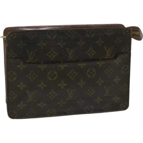 Pre-owned Canvas clutches , female, Sizes: ONE SIZE - Louis Vuitton Vintage - Modalova