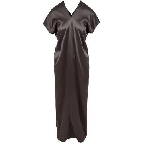 Dove Grey Dress , female, Sizes: XS, S - Aspesi - Modalova