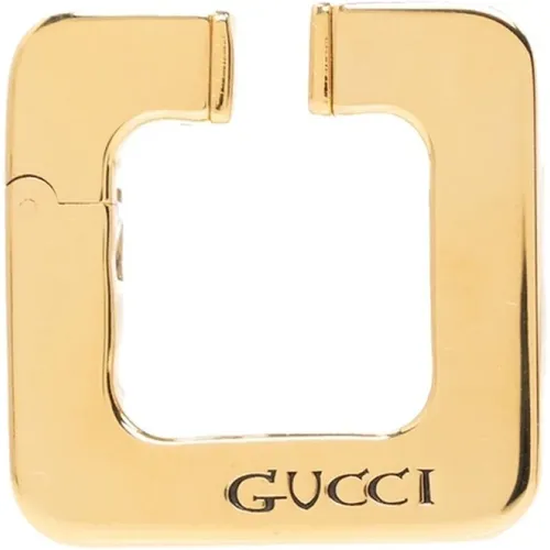 Logo Manschettenohrring mit goldenen Metall-Details - Gucci - Modalova
