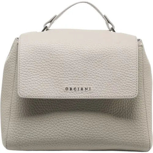 Graue Nappa Handtasche Sveva Soft Small - Orciani - Modalova