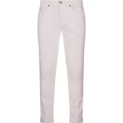 Weiße Skinny Jeans , Herren, Größe: W33 - Dondup - Modalova