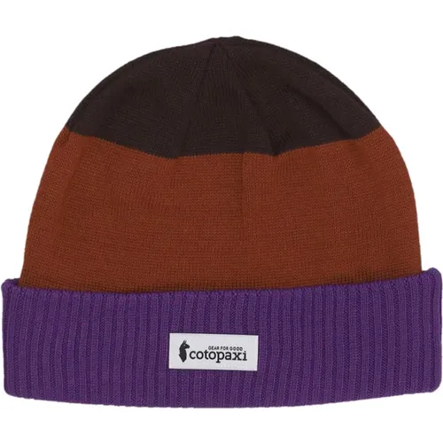 Farbblock Beanie Schwarz/violett/rostig - Cotopaxi - Modalova