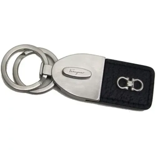 Pre-owned Leather key-holders , unisex, Sizes: ONE SIZE - Salvatore Ferragamo Pre-owned - Modalova