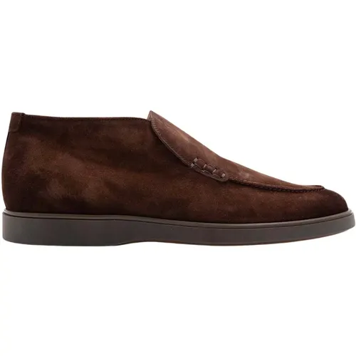 Braune Slip-On Schuhe für Herren , Herren, Größe: 40 1/2 EU - Magnanni - Modalova