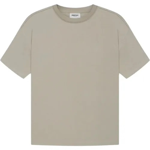 Essentials Langarm T-shirt Moss/Goat , Herren, Größe: XL - Fear Of God - Modalova