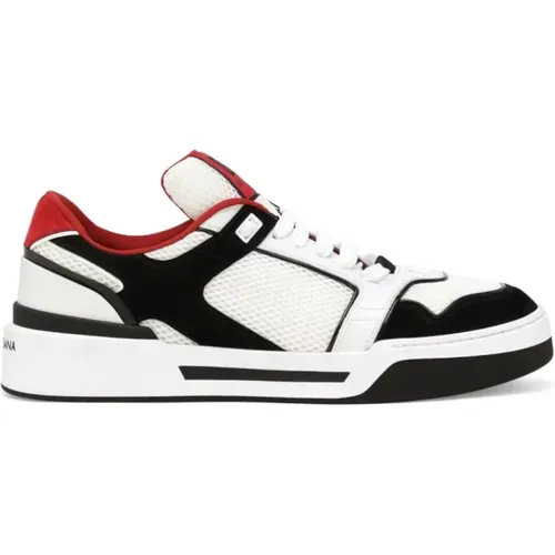 New Roma Low-Top Sneakers , male, Sizes: 10 UK, 8 1/2 UK, 7 1/2 UK, 9 1/2 UK, 6 UK, 9 UK, 7 UK - Dolce & Gabbana - Modalova