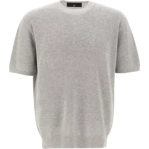 Filippo De Laurentis Sweaters Grey , male, Sizes: L, M, XL - Filippo De Laurentiis - Modalova