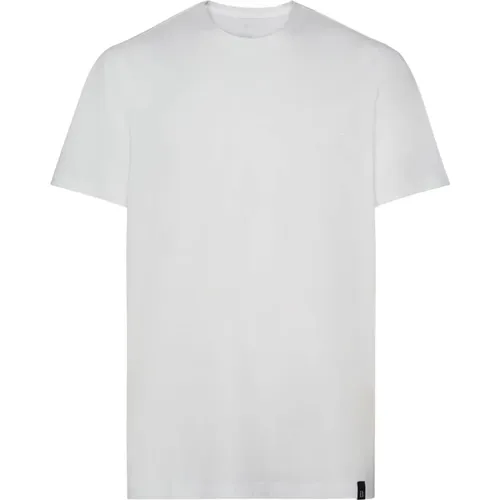 Ss Slub Baumwoll-Jersey T-Shirt , Herren, Größe: XL - Boggi Milano - Modalova