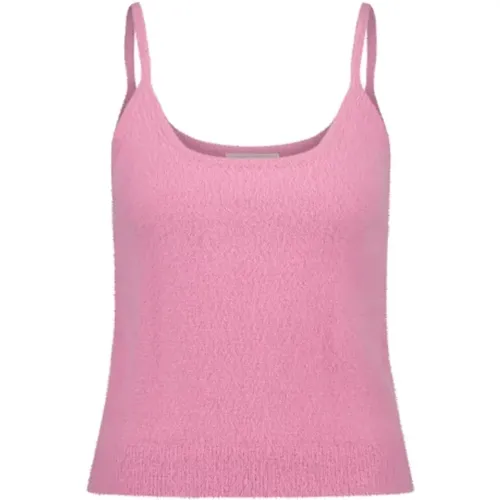 Rosa Rundhals Damen Top , Damen, Größe: 2XL - Fabienne Chapot - Modalova