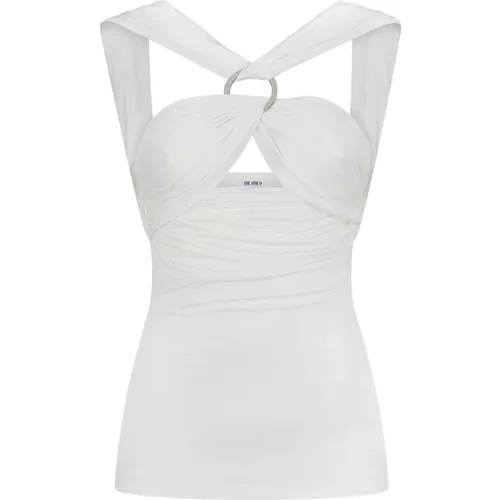 Sophisticated Draped Sleeveless Top , female, Sizes: M - The Attico - Modalova