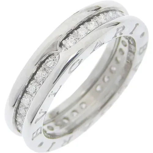 Pre-owned White Gold rings , female, Sizes: ONE SIZE - Bvlgari Vintage - Modalova