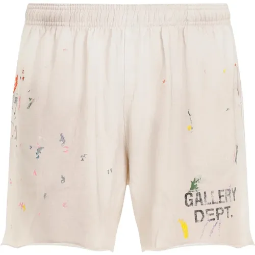 Weiße Baumwollshorts für Männer - Gallery Dept. - Modalova