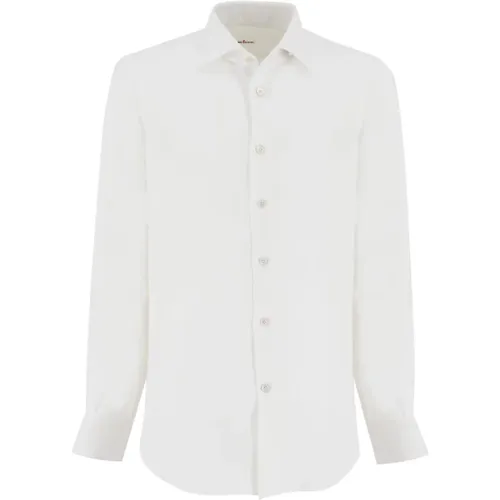 Mens Clothing Shirts Ss24 , male, Sizes: XL, 3XL, 4XL, 2XL - Kiton - Modalova