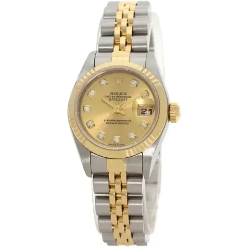 Pre-owned Stainless Steel watches , female, Sizes: ONE SIZE - Rolex Vintage - Modalova