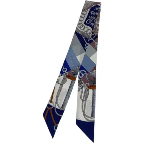 Pre-owned Canvas scarves , female, Sizes: ONE SIZE - Hermès Vintage - Modalova