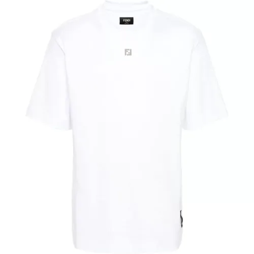 Stilvolle T-Shirts und Polos , Herren, Größe: XL - Fendi - Modalova