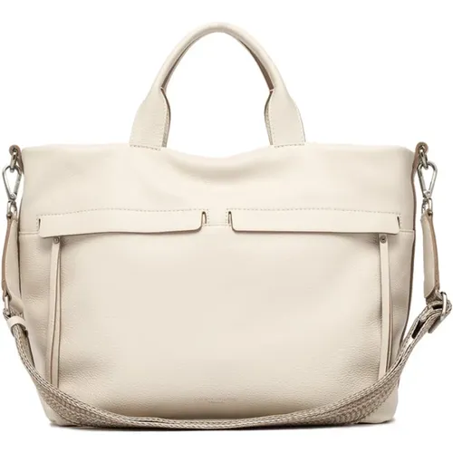 Duna Soft Leather Shoulder Bag , female, Sizes: ONE SIZE - Gianni Chiarini - Modalova